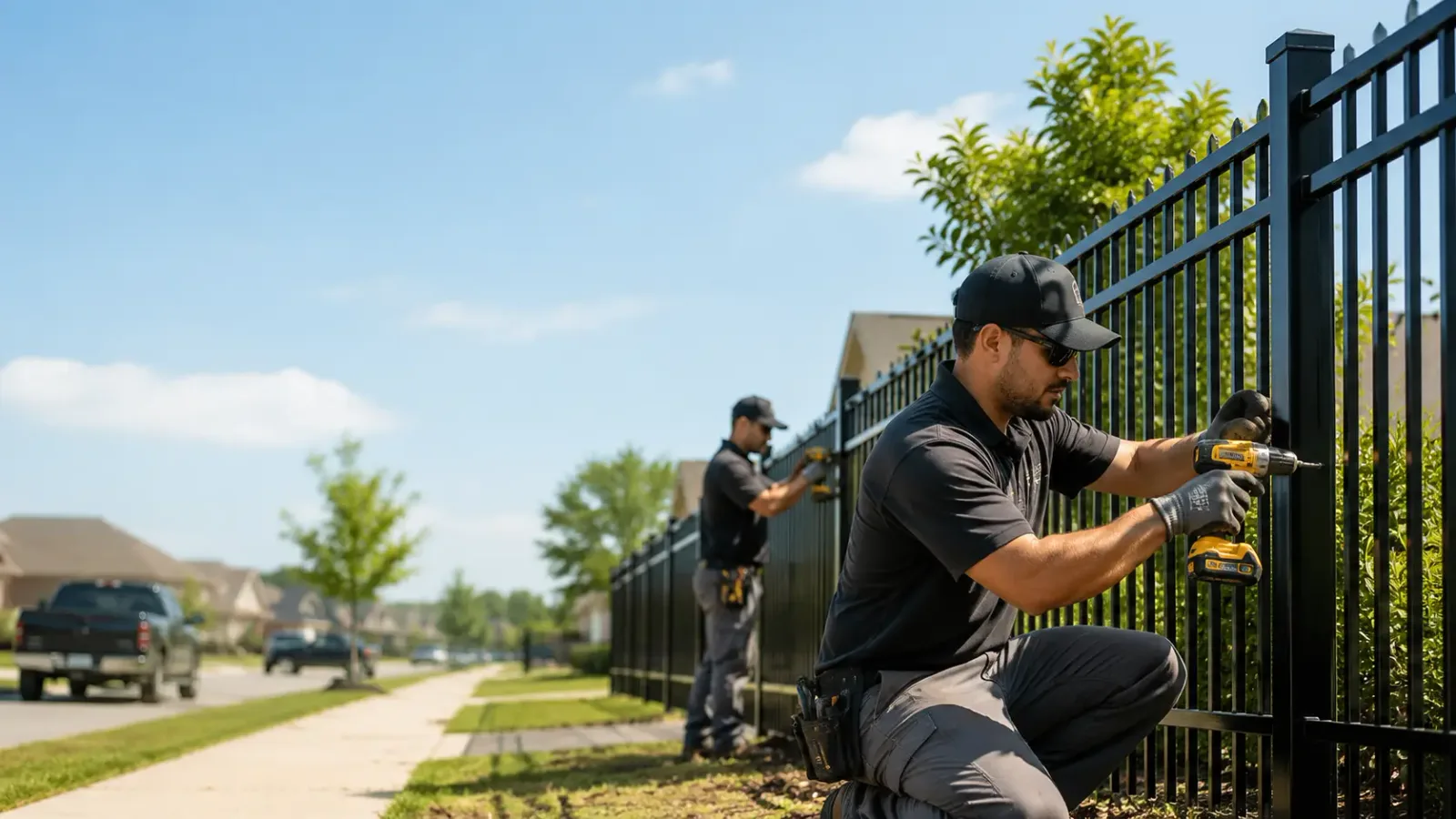 Metal Fence Installation in Shoals, IN